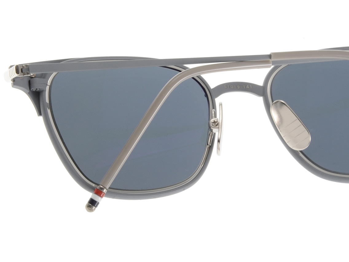 トムブラウン TB-107-B-T-GRY-SLV-51｜メガネのオーマイグラス(めがね  