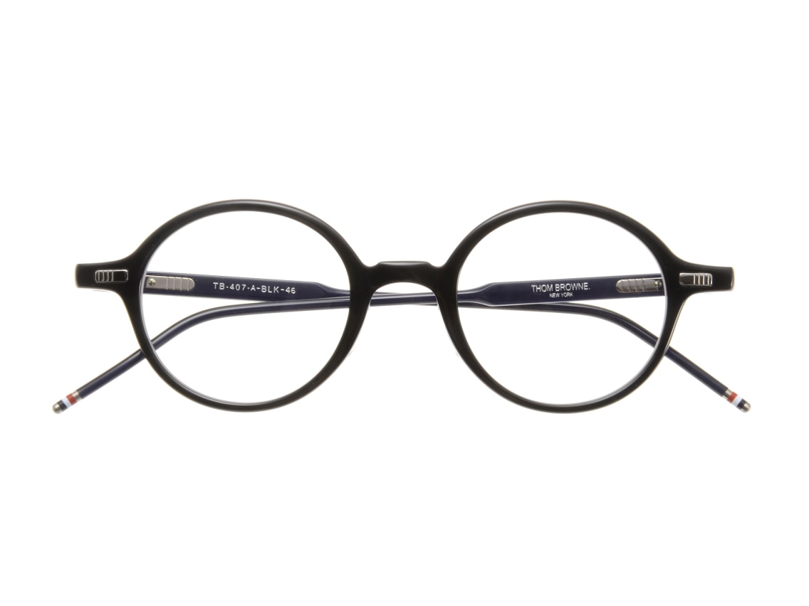 トムブラウン TB-407-A-BLK-46｜メガネのオーマイグラス(めがね・眼鏡 
