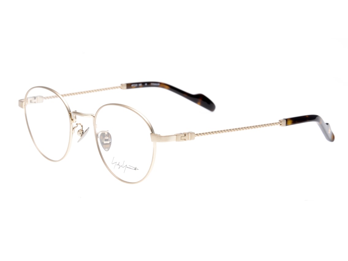 ヨウジヤマモト 19-0029-4 Brush Light Gold|メガネのオーマイ ヨウジヤマモト 19-0029-4 Brush Light Gold|メガネのオーマイ