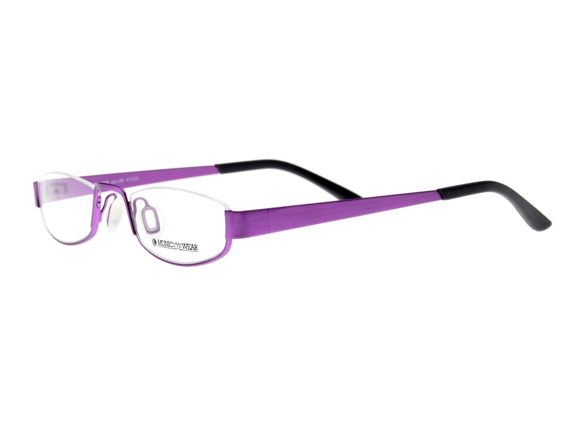 ミュニックアイウェア 239 106 47 メタル アンダーリム スクエア メガネのオーマイグラス めがね 眼鏡 メガネ通販