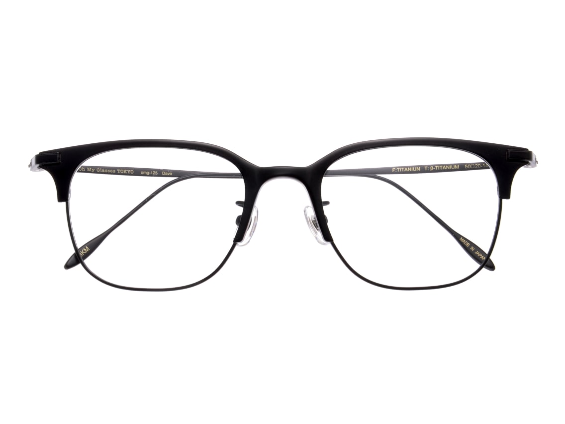Oh My Glasses TOKYO Dave omg-125-BKM-50｜メガネのオーマイグラス