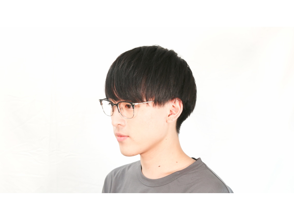 Oh My Glasses TOKYO Dave omg-125-BKM-SV-50｜メガネのオーマイグラス