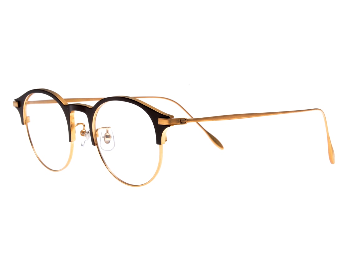 Oh My Glasses TOKYO Benny omg-126-BR-GD-47｜メガネのオーマイグラス