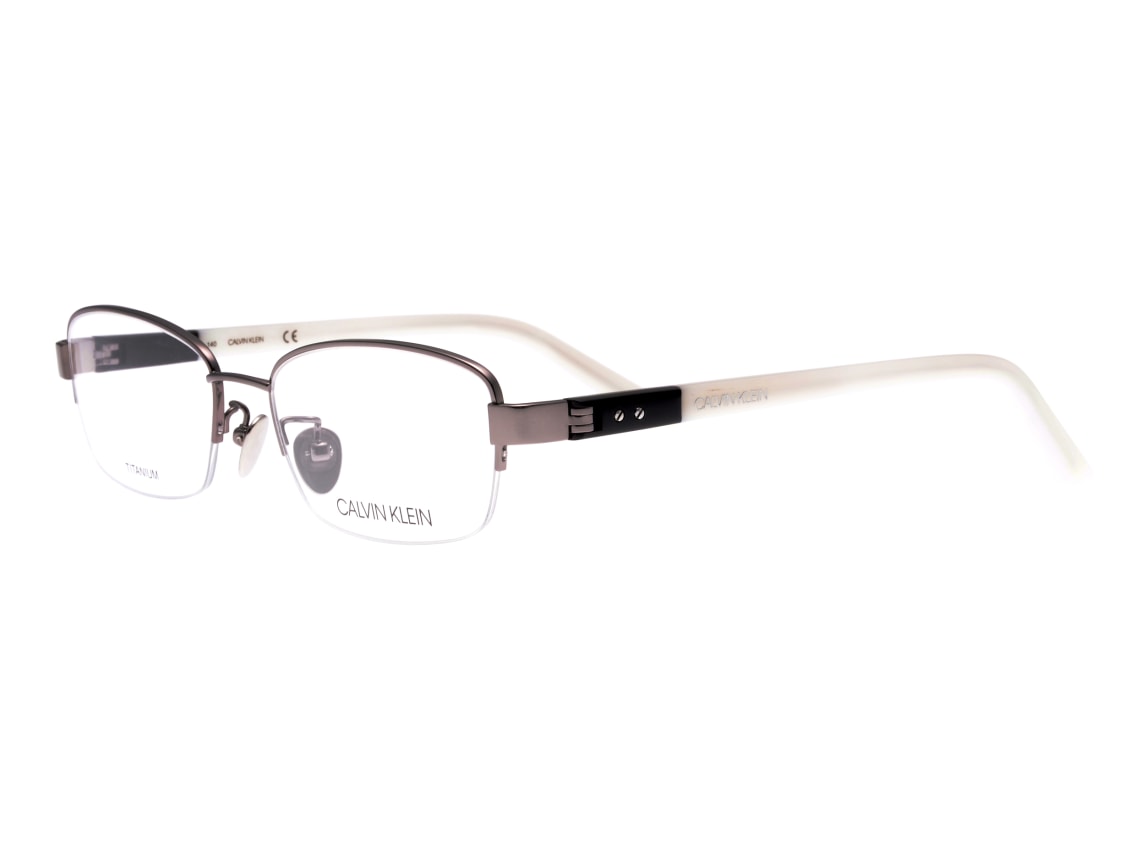 カルバンクラインCK18300A-008-52 [メタル/ハーフリム/スクエア