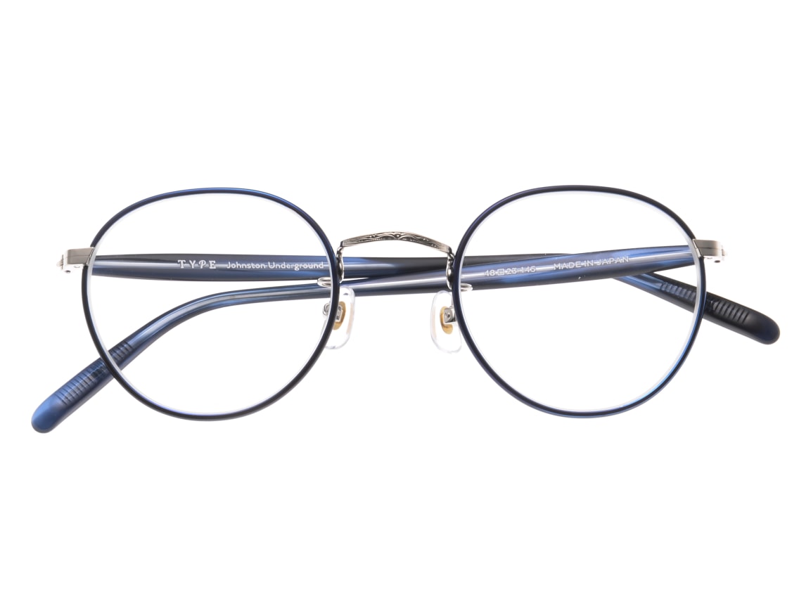 TYPE Johnston Underground-BL-48｜メガネのオーマイグラス(めがね