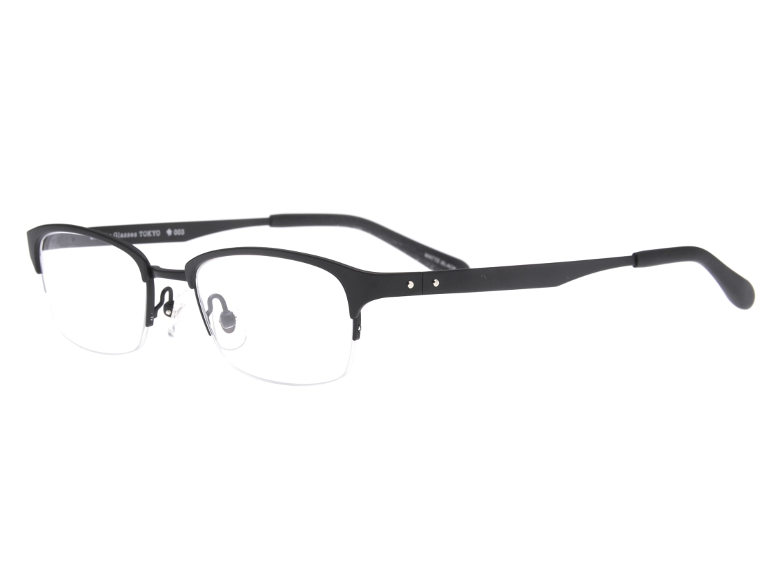 Oh My Glasses TOKYO 令-003-Matte-Black-51｜メガネのオーマイグラス