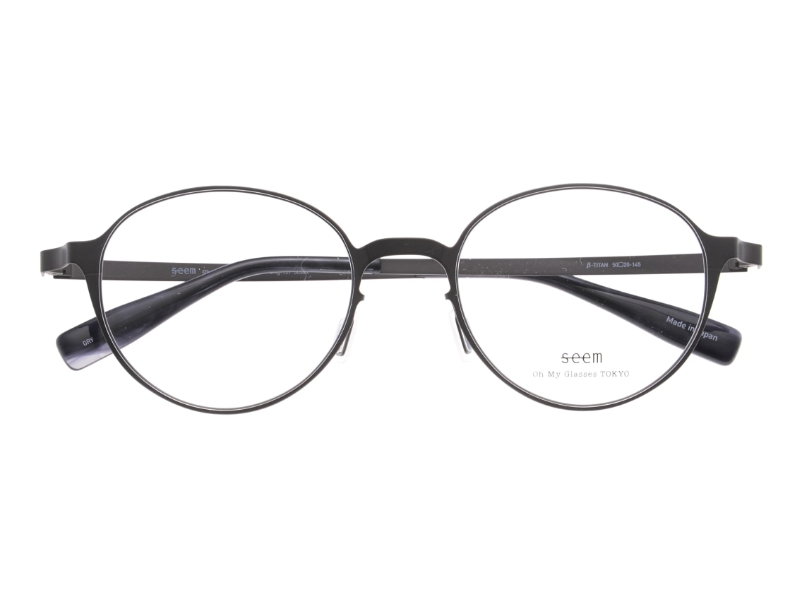 seem Oh My Glasses TOKYO omg-137 Susan-GRY-50｜メガネのオーマイ