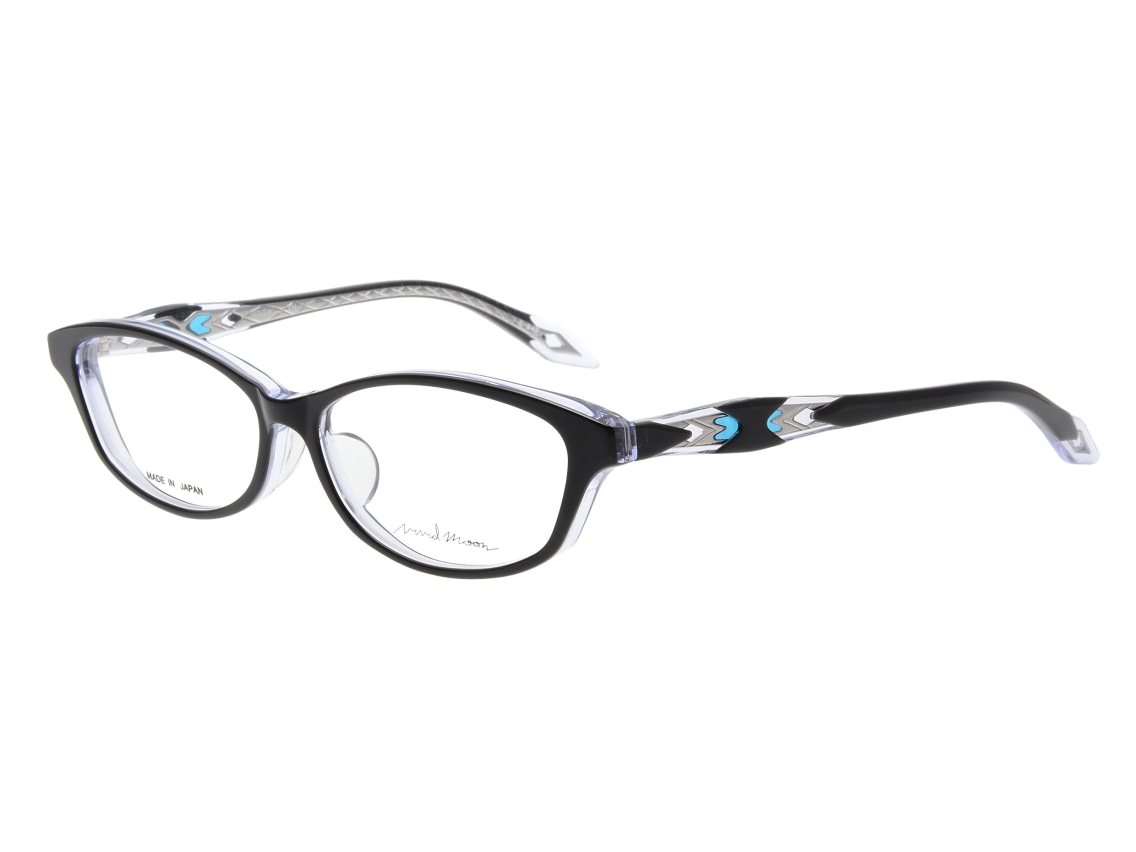 ヴィヴィッドムーン VM-11801-045 [黒縁/鯖江産/ウェリントン