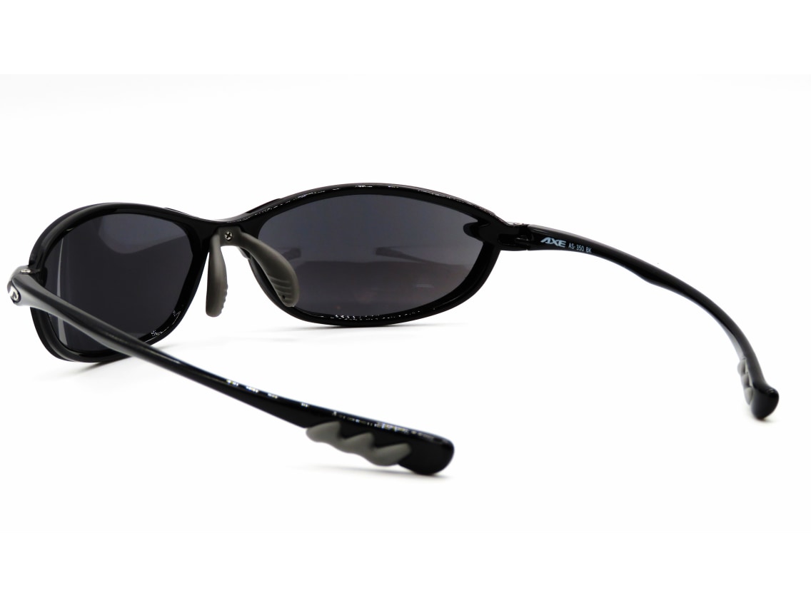 アックス AS-350-BK-ｽﾍﾟｱﾚﾝｽﾞ付 [スクエア/安い] ｜メガネのオーマイグラス(めがね・眼鏡) | サングラス通販