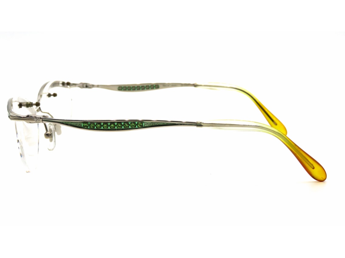 ビジュ ドゥ ナナ B047-GR-54 [メタル/鯖江産/縁なし/フォックス