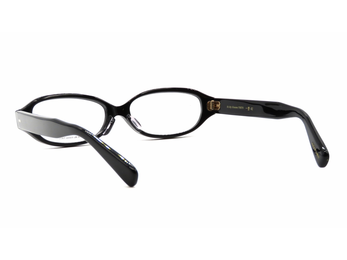 黒縁メガネ　oh my glasses Oh My Glasses TOKYO 令-002-Matte-Black-47｜メガネのオーマイ