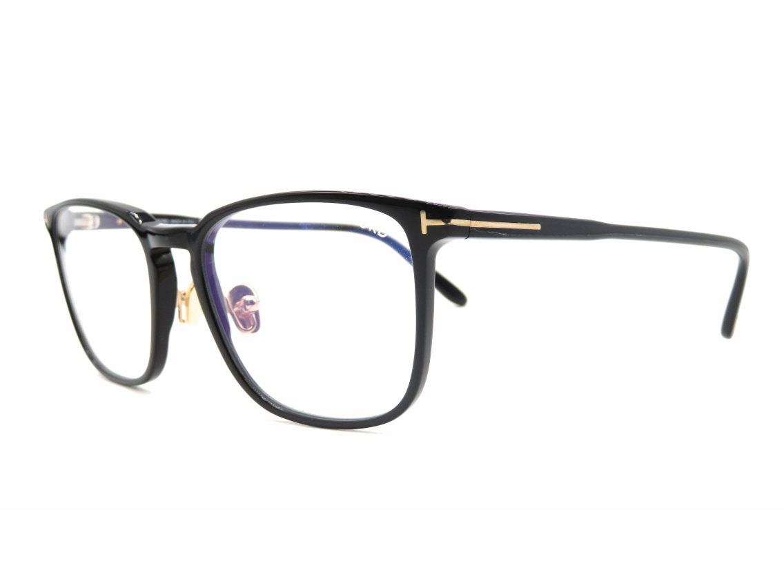 ファッション tomford トムフォード　5699-b Amazon.com: Tom Ford FT 5699-B BLUE BLOCK Crystal Black 55