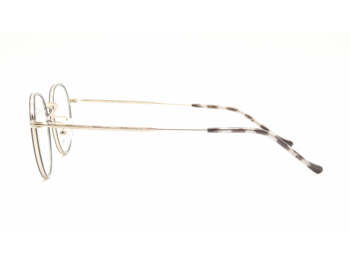 ユニオン アトランティック UA3623-GD/BK-47 [メタル/鯖江産/丸メガネ