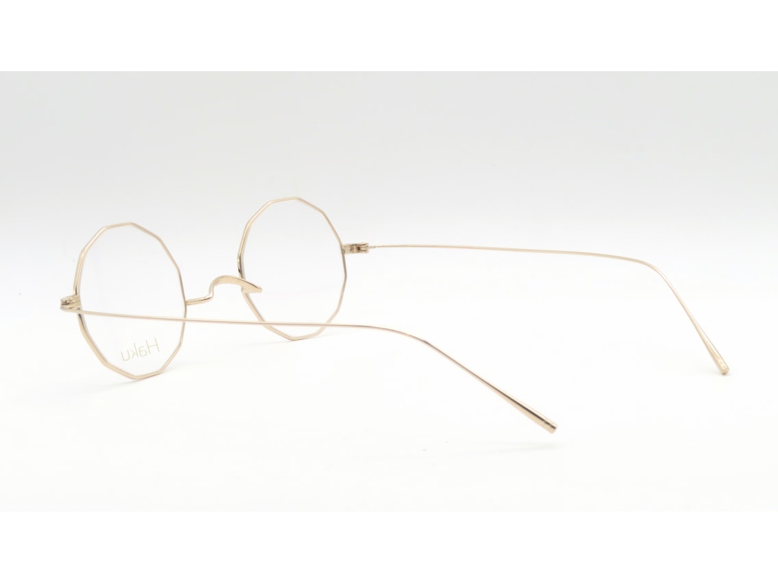 ハク Haku-012-RS-GLD [メタル/鯖江産/丸メガネ] ｜メガネのオーマイ