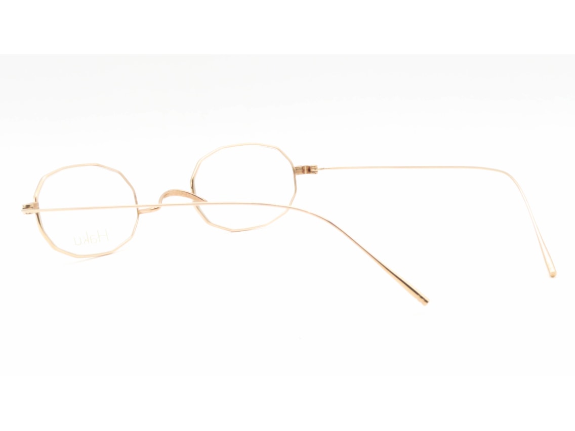 ハク Haku-012-O-GLD [メタル/鯖江産/オーバル] ｜メガネのオーマイ