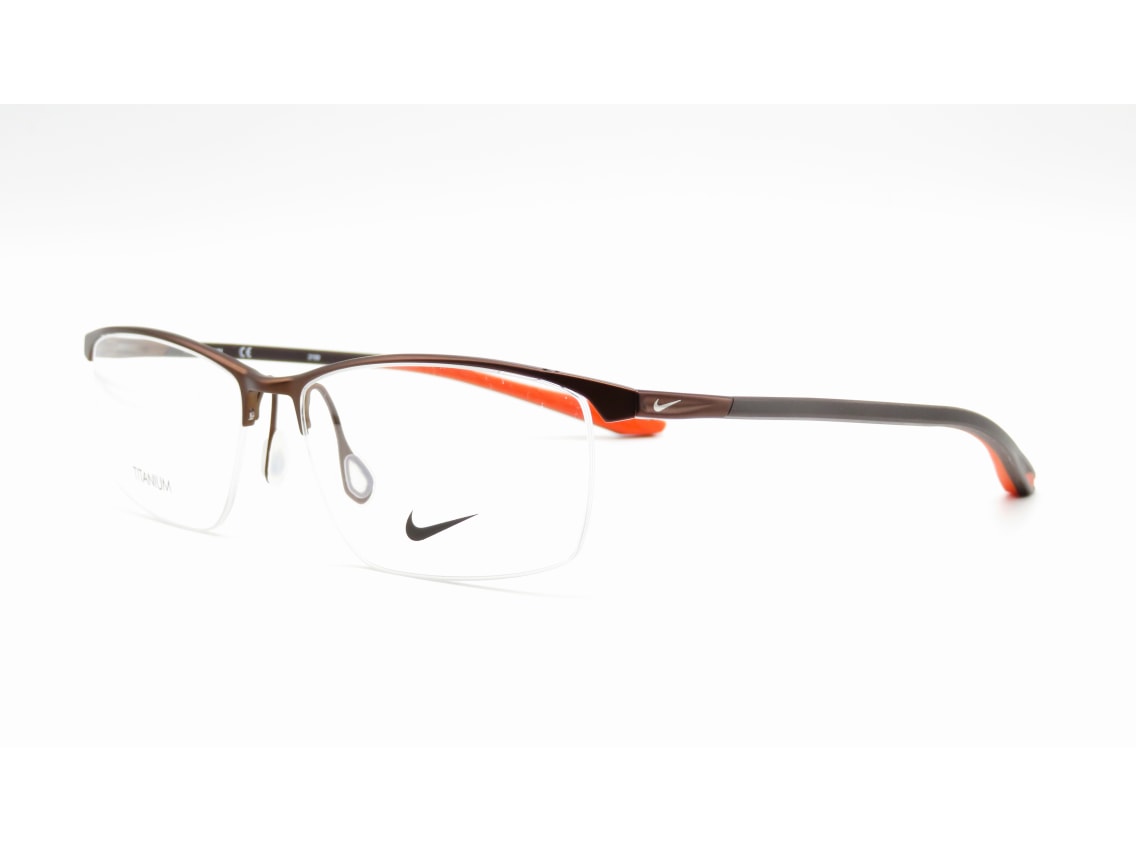 フローレスエア　2個セット ナイキ6077AF-212-57 [メタル/ハーフリム/スクエア] ｜メガネの