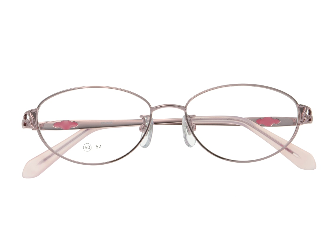 家メガネレンズセット 50-005-50-1 [伊達メガネ/メタル/オーバル/安い