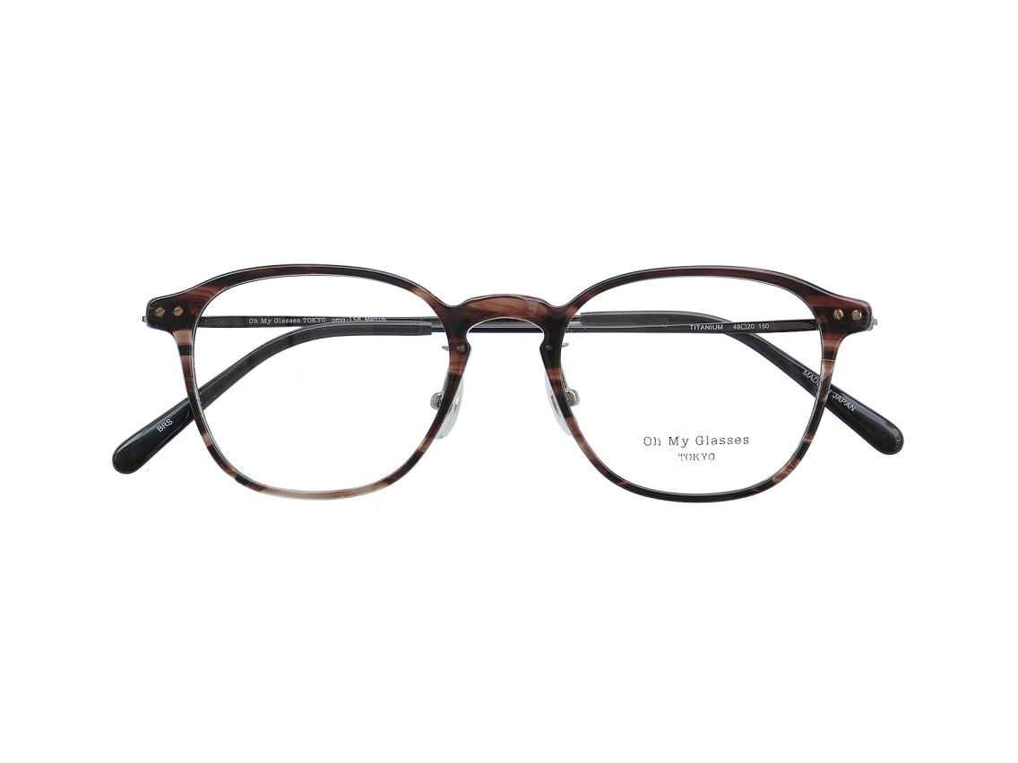眼鏡のオレ様 リクエスト 4点 まとめ商品 Oh My Glasses TOKYO Marcus omg-158-BRS-49｜メガネのオーマイグラス