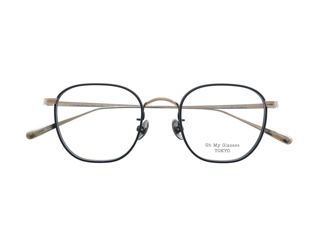 Oh My Glasses TOKYO Billy omg-160-BKGD-48｜メガネのオーマイグラス