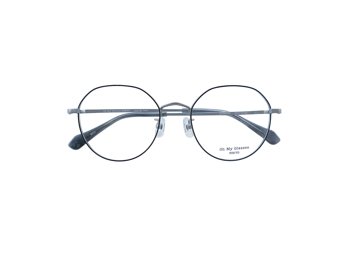 Oh My Glasses TOKYO Noah omg-168-BKSV-52｜メガネのオーマイグラス