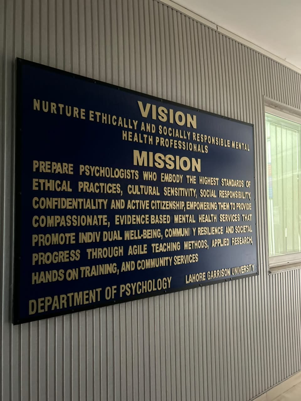 Department of Psychology