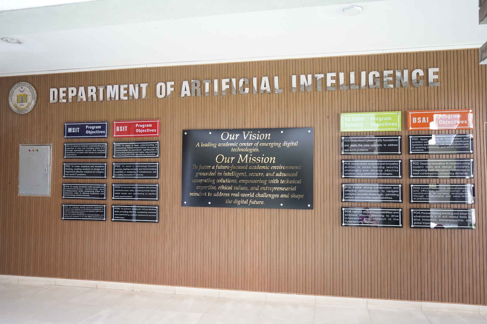 Department of Artificial Intelligence