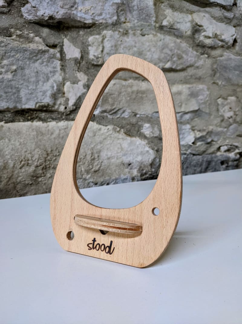 Eco stand for iPad and tablet made of wood