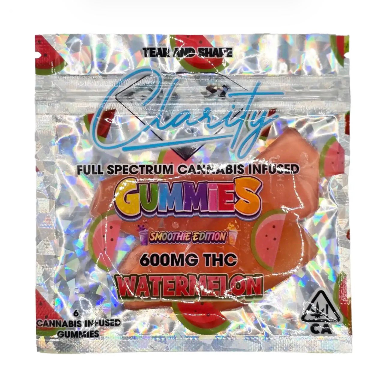 Clarity Full Spectrum Cannabis Infused Gummies – Watermelon