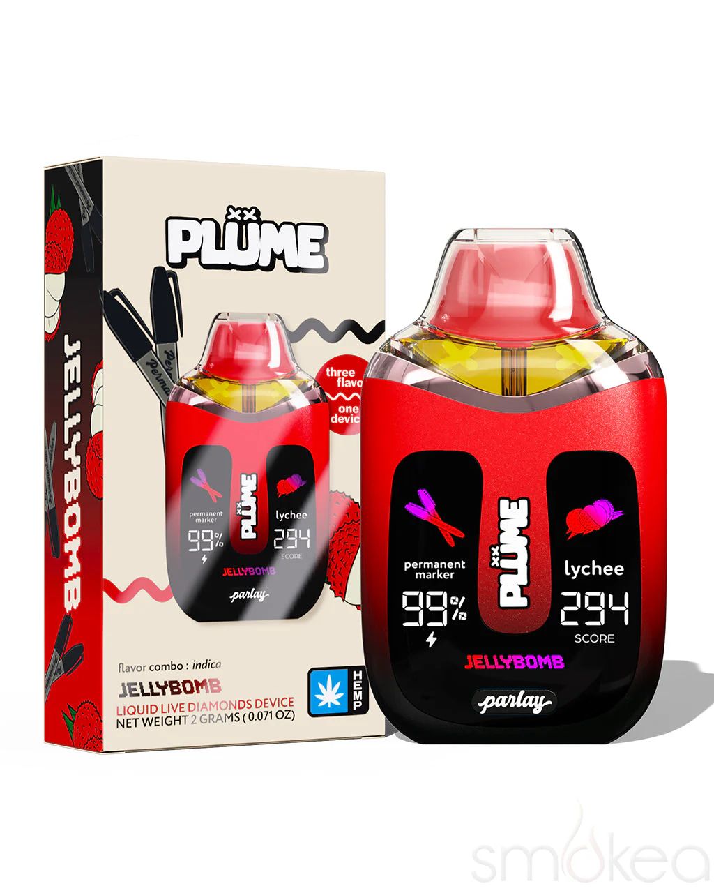 2G Plume Jellybomb - Permanent Marker x Lychee