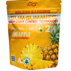 Pineapple Golden Gardens THCv Slim Gummies 200mg