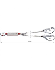 DOUBLE SHOCK ABSORBER ROPE LANYARD