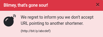 Some URLs are just not welcome.