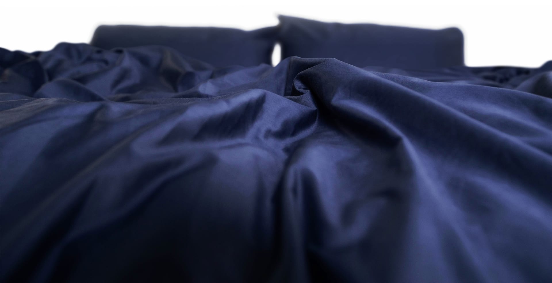 Closeup of Onebed Deep Navy Sheets