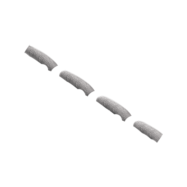 Onebed Sheeny Charcoal Sheets fabric close up, with a single thread highlighted