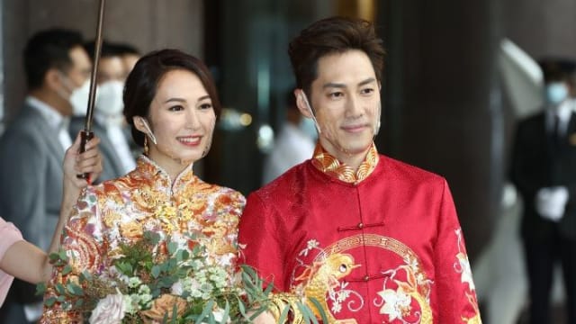 汤怡元宵节嫁麦秋成东方浪漫婚礼不忘防疫 8world Entertainment Lifestyle