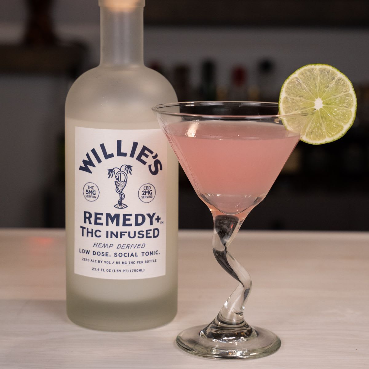 Red Headed Stranger Cosmo in a coupe glass