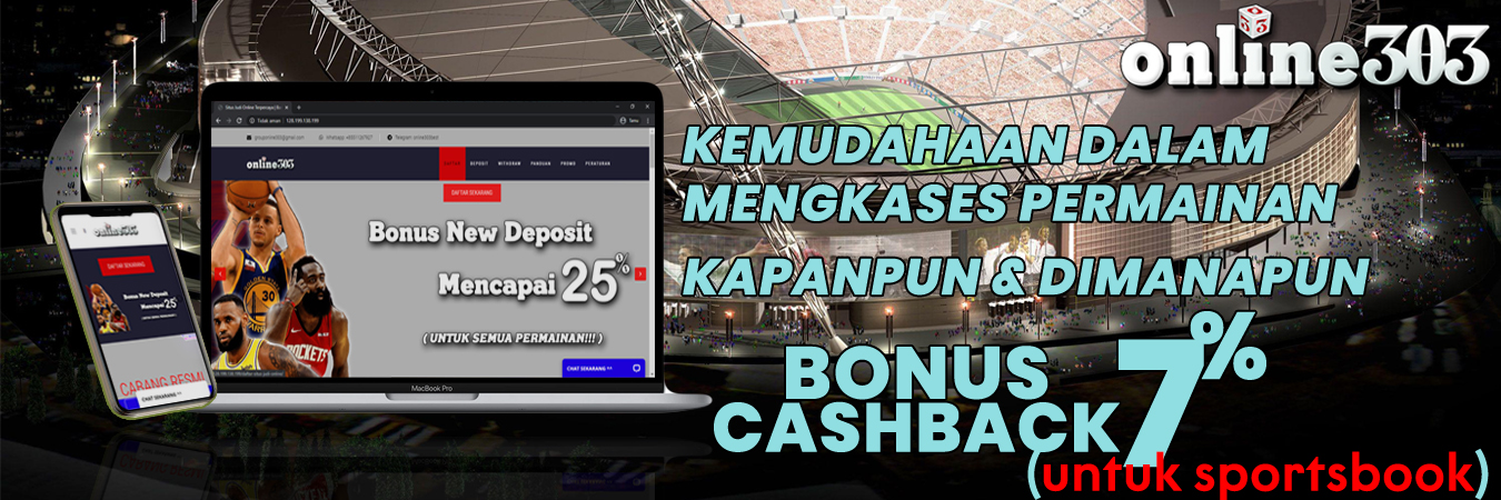 bonus cashback terbesar - Online303
