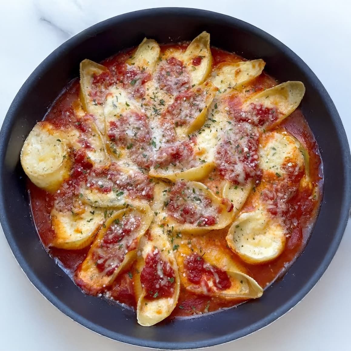 Cheesy Stuffed Jumbo Shells