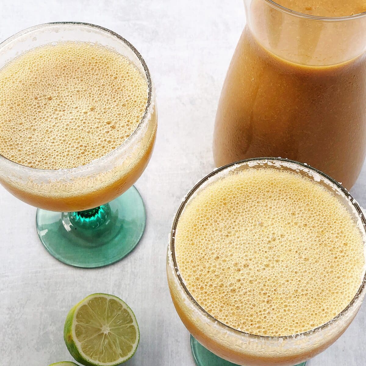 Fresh Peach Margaritas