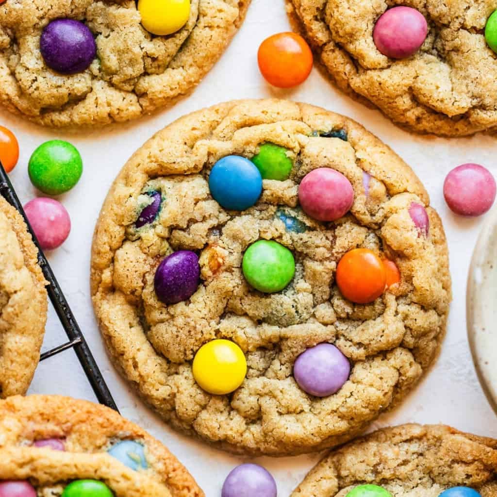 The Best Small Batch M&M Cookies