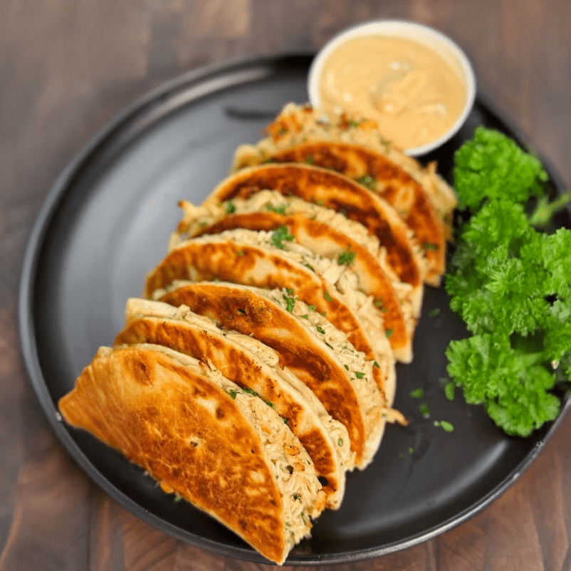 High-Protein Shredded Chicken Mini Tacos