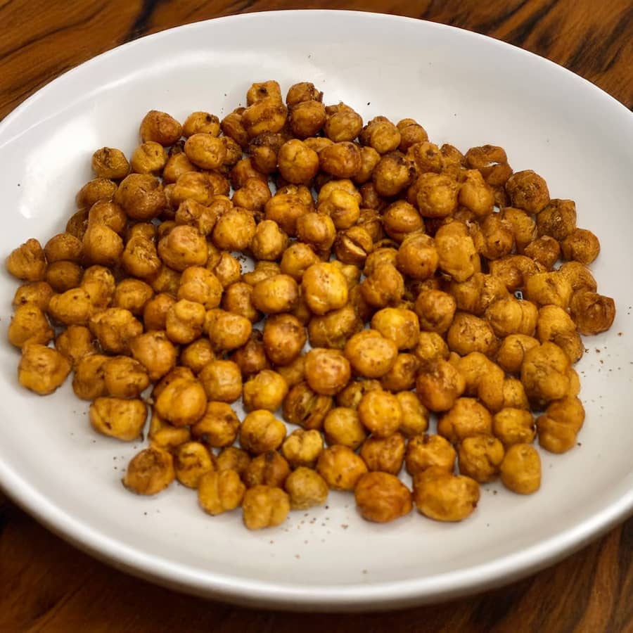 Crispy Air-Fried Chickpeas