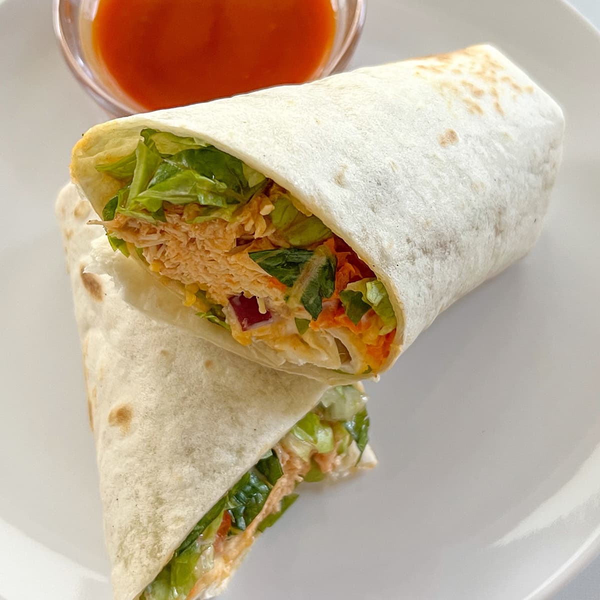 Dairy Free Buffalo Chicken Wraps