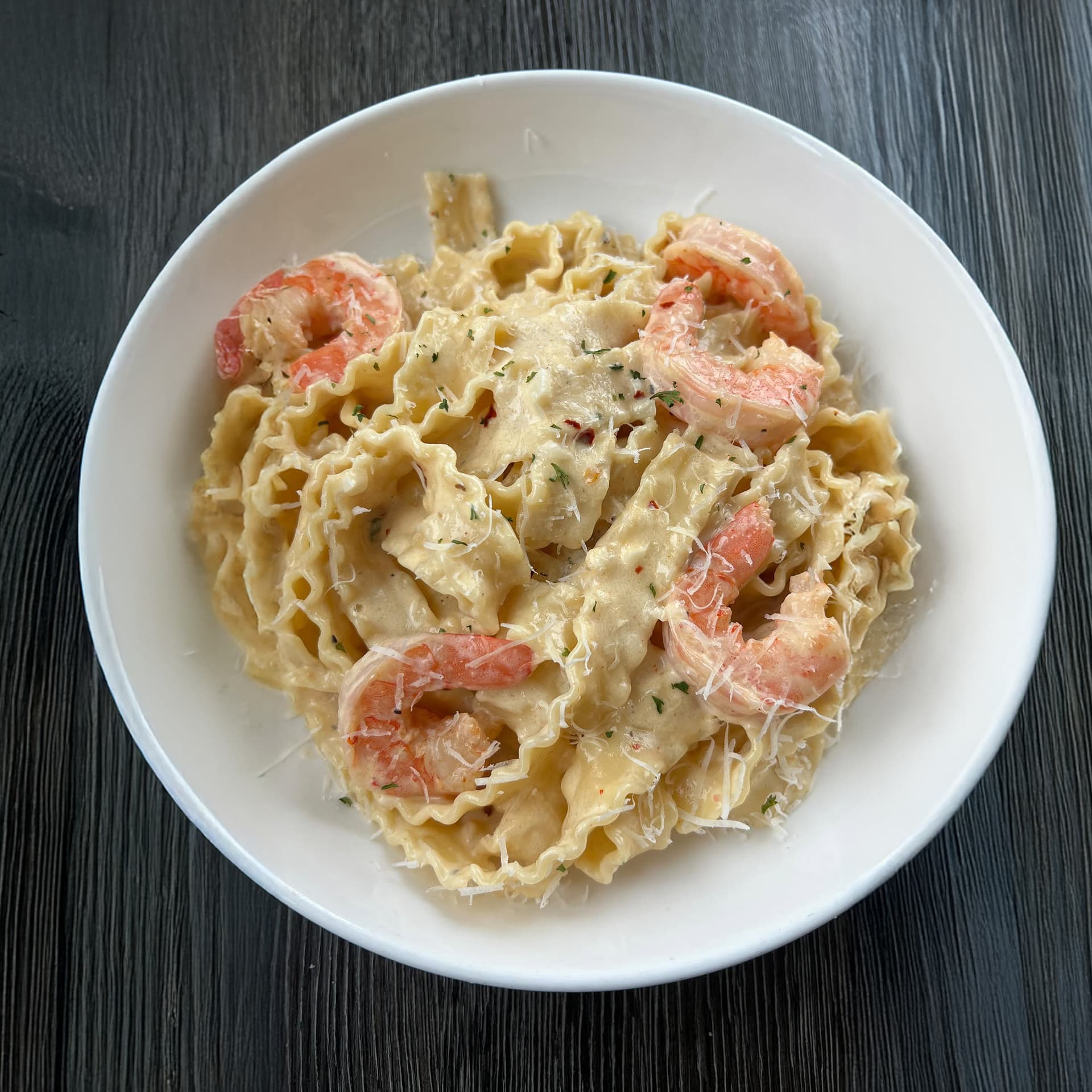 Lemon Cream Shrimp Pasta