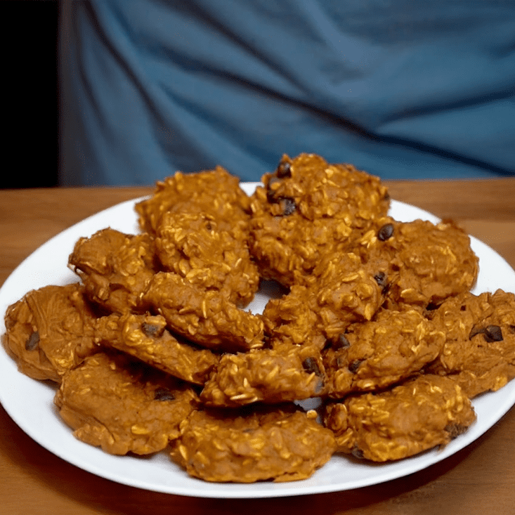 High Protein Pumpkin Chocolate Chip Cookies