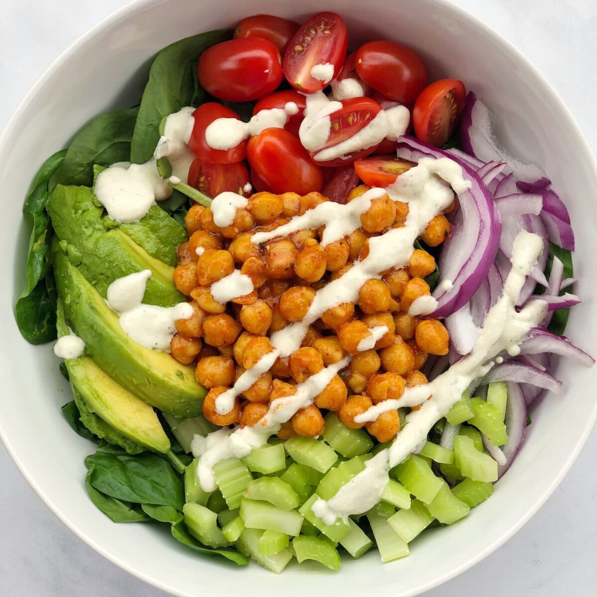 Buffalo Chickpea Salad