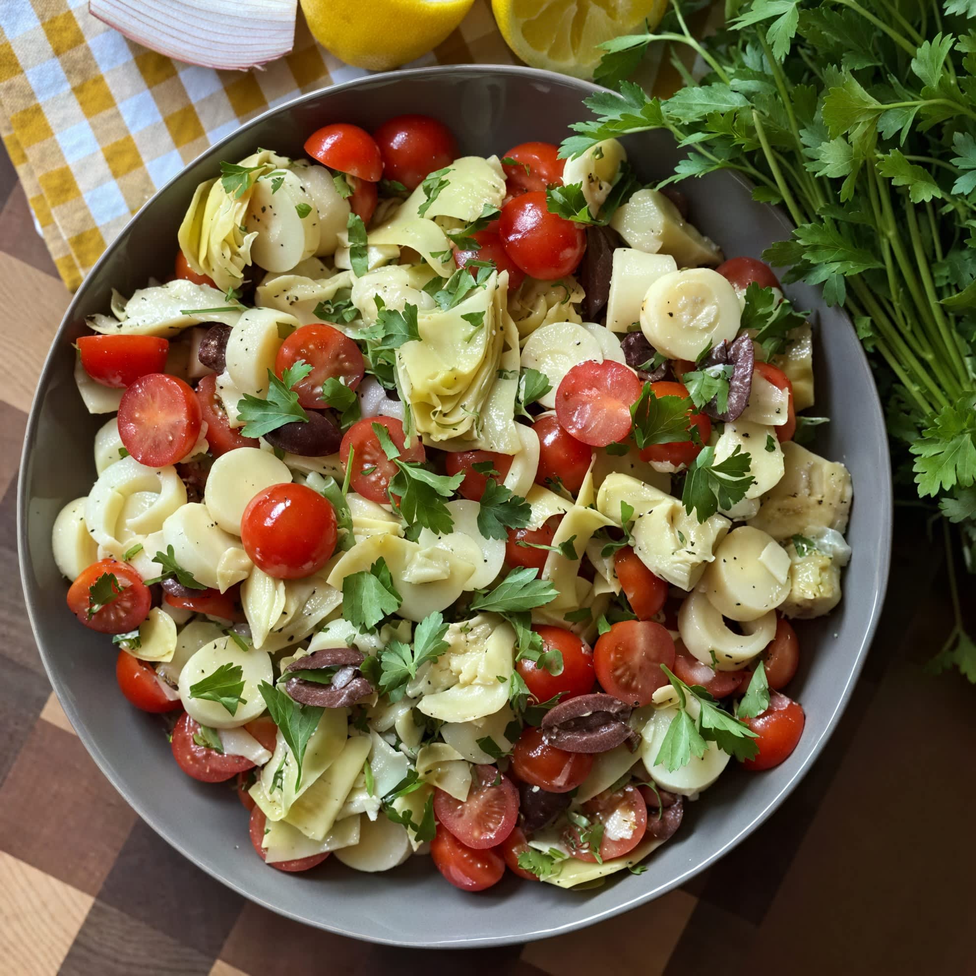 Hearts of Palm and Artichoke Salad