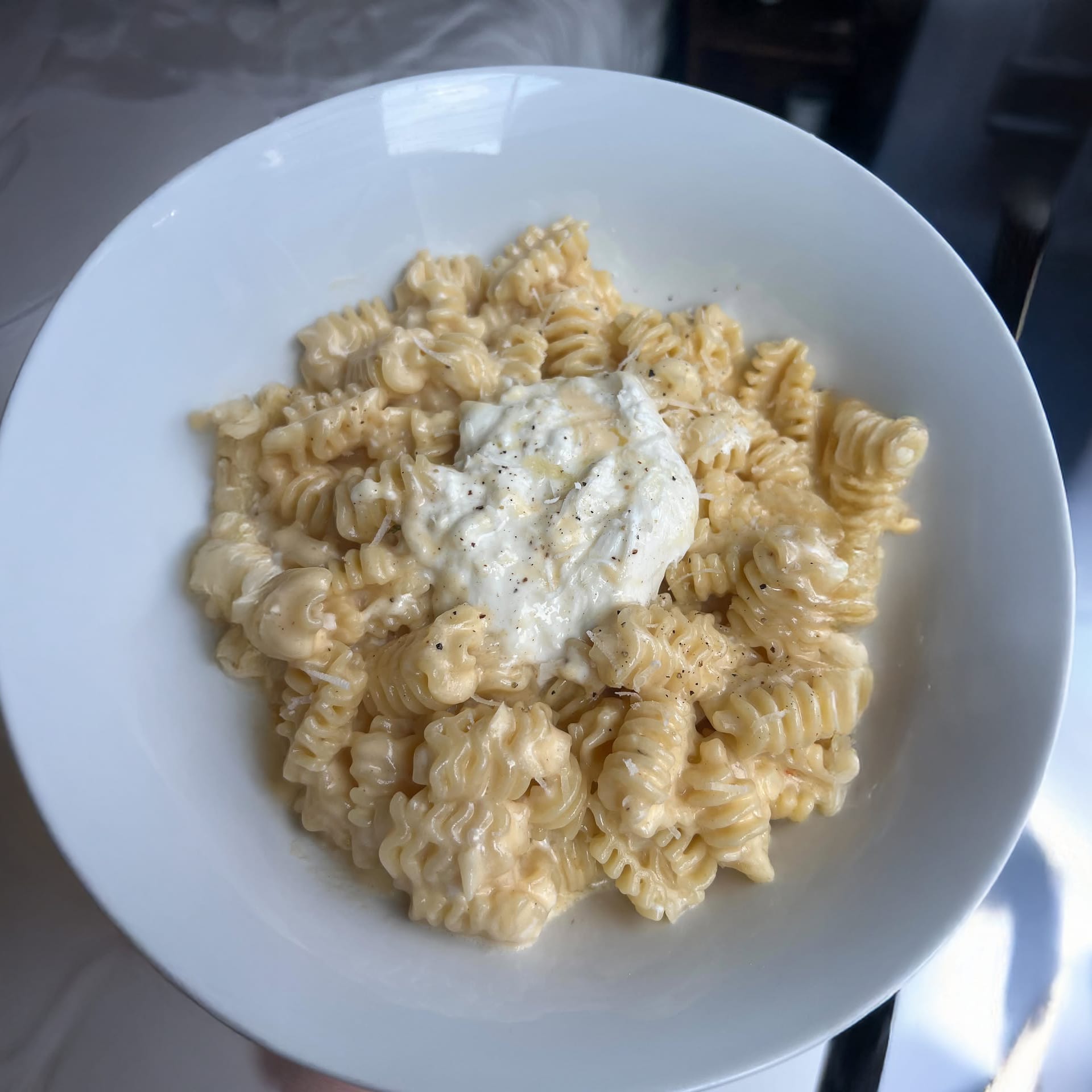 Truffle Mac & Cheese with Burrata