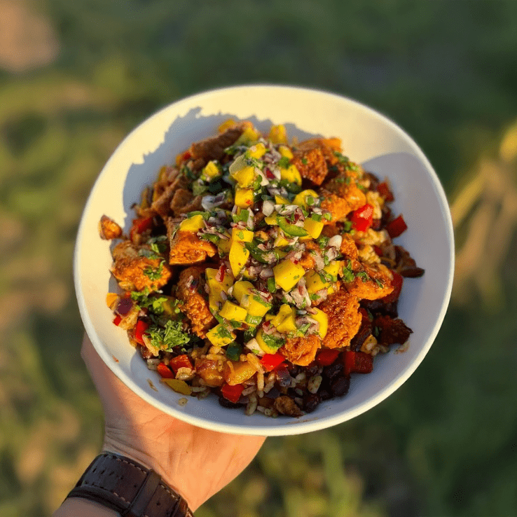 Costa Rica-Inspired High Protein Chicken Bowl