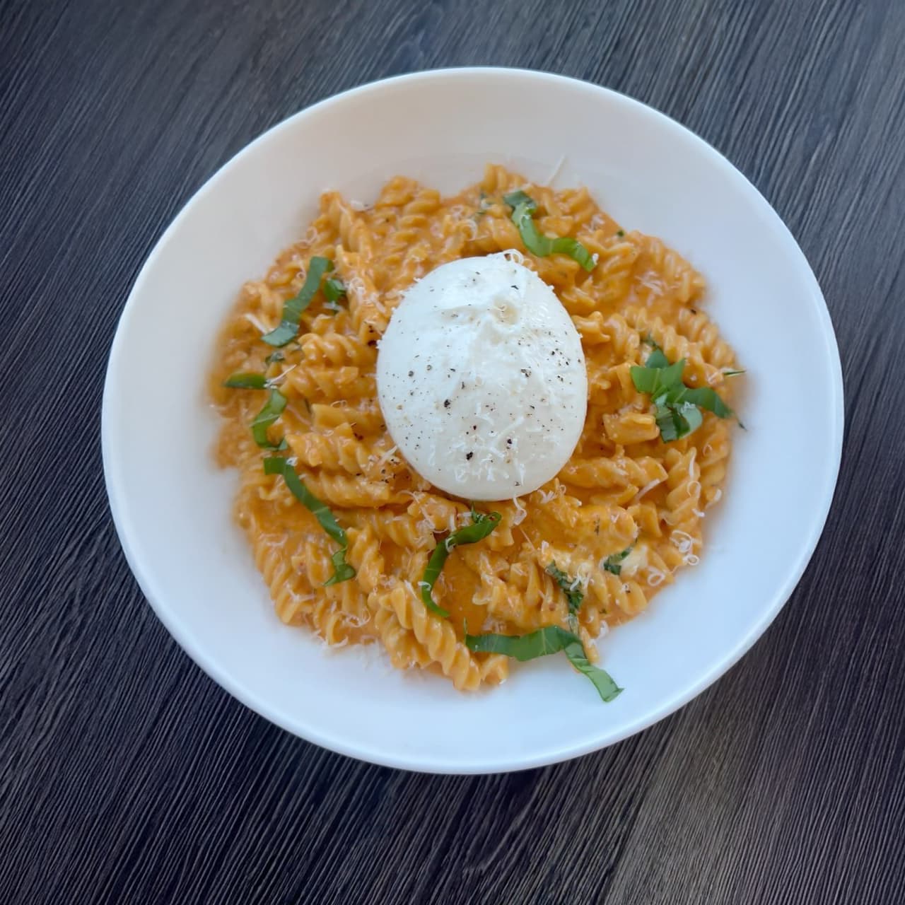 Pumpkin Vodka Burrata Pasta
